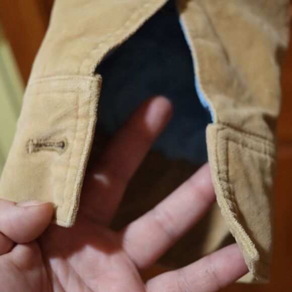 Aeropostale Vintage 90s Y2K Brown Faux Fur Collar Bomber Jacket Medium  Preppy - Picture 6 of 16